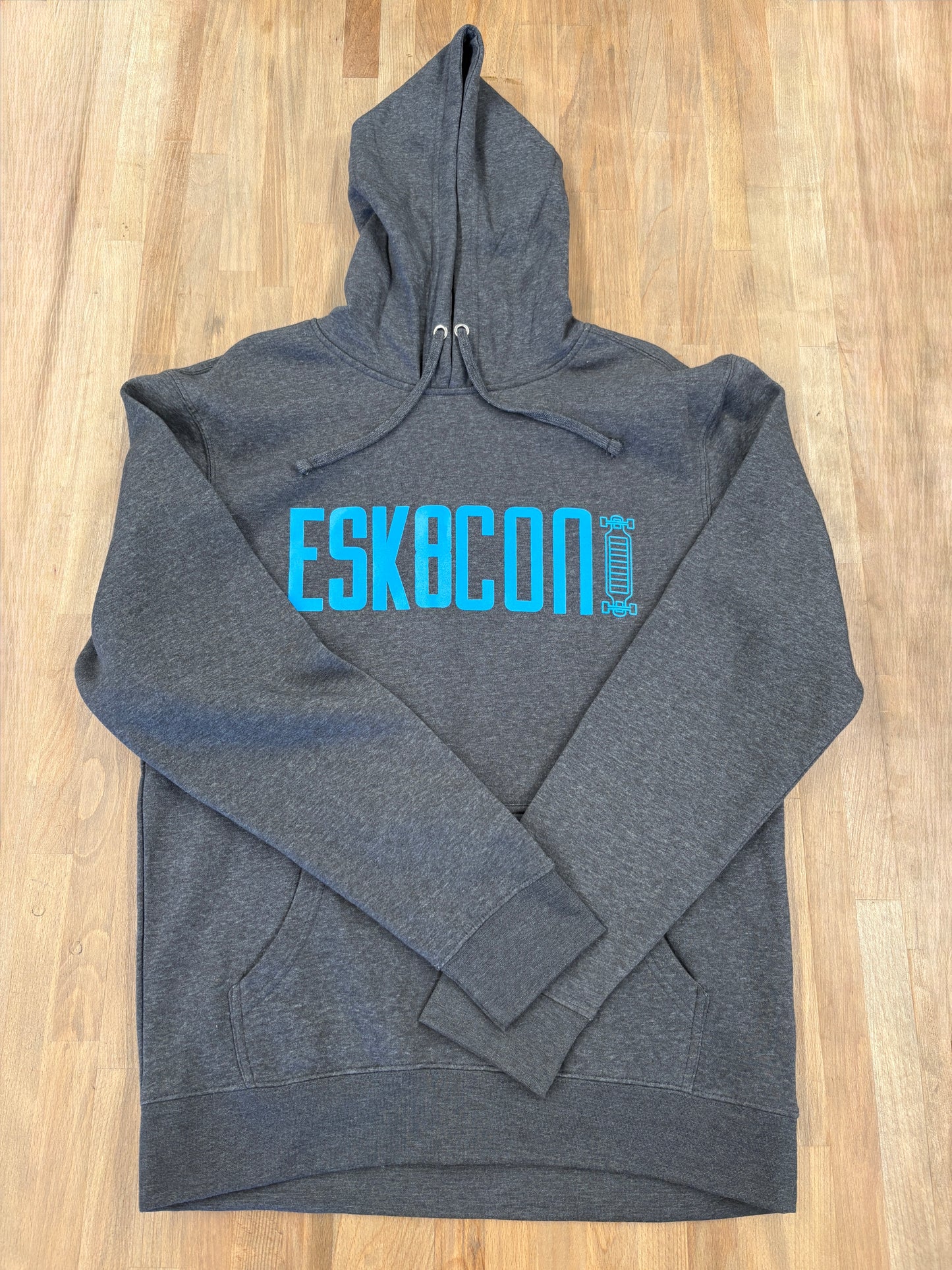 Esk8con 2025 Hoodie - Gray + Blue