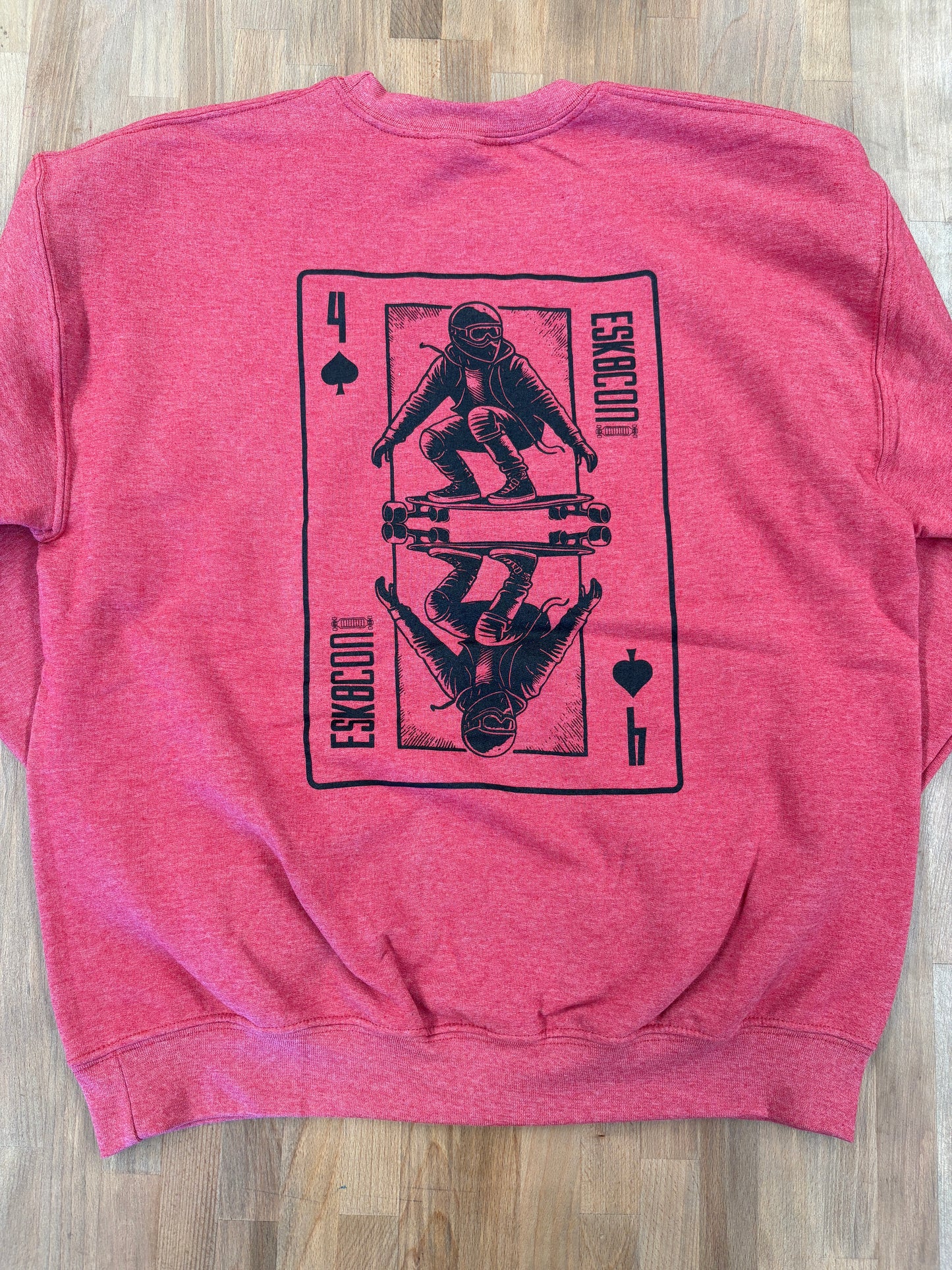 Esk8con 2025 Crew Neck - Red + Black